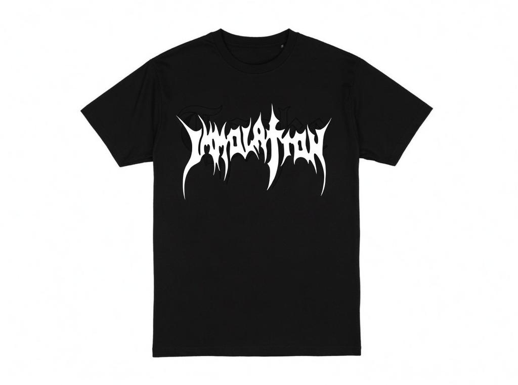 IMMOLATION T-SHIRT Alle Größen S M L XL XXL 3 4 XL Schwarz Weiß