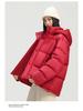 Men's 2025 Short Hooded Winter Down Puffer Jacket - Thick, Warm, High Fill Power