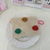 11 wind plush love mouth red envelope student holding small cosmetic bag key change bag ID bag