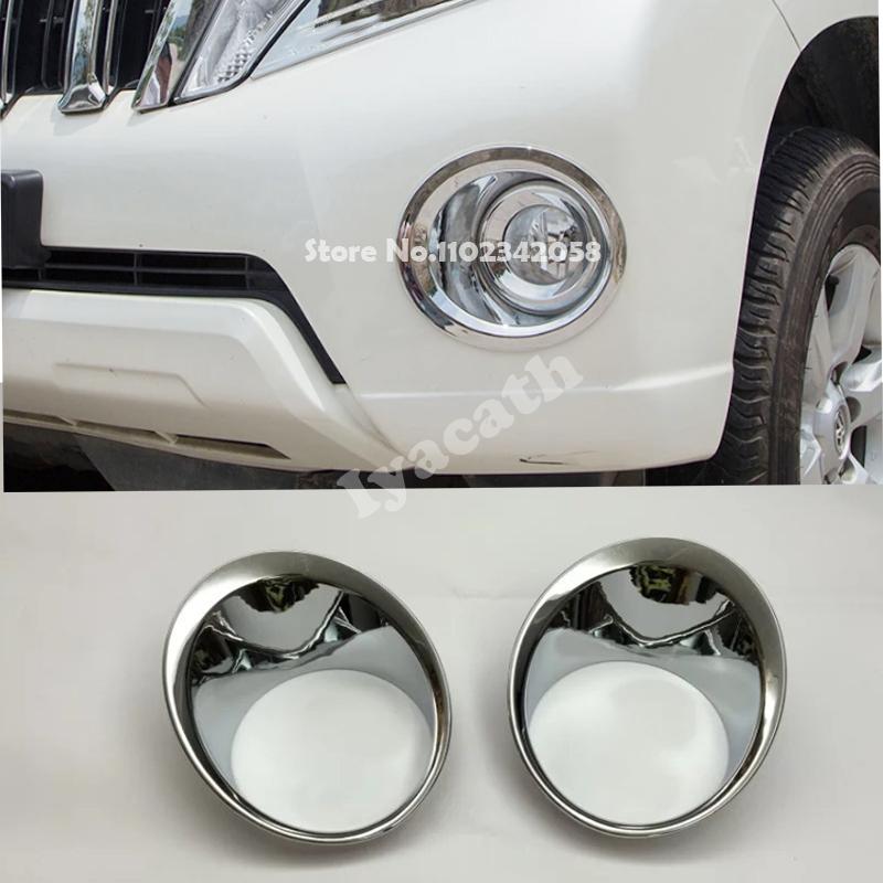 For Toyota Land Cruiser Prado FJ150 FJ 150 2014-2017 Exterior Accessories ABS chrome rearview Front rear corner foglamp cover