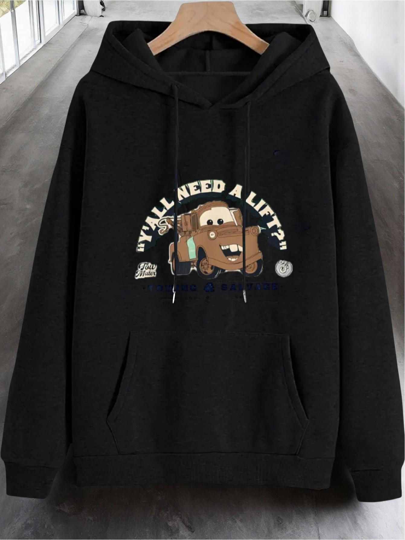 

Disney Hoodie with Drawstring Cap and Kangaroo Pocket, Comfortable Autumn and Winter Casual Clothing, Suitable for Outdoor Wear 2XL