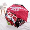 Arsenal Players pattern, automatic folding umbrella, portable and foldable design, 8 ribs, a Christmas or birthday gift.