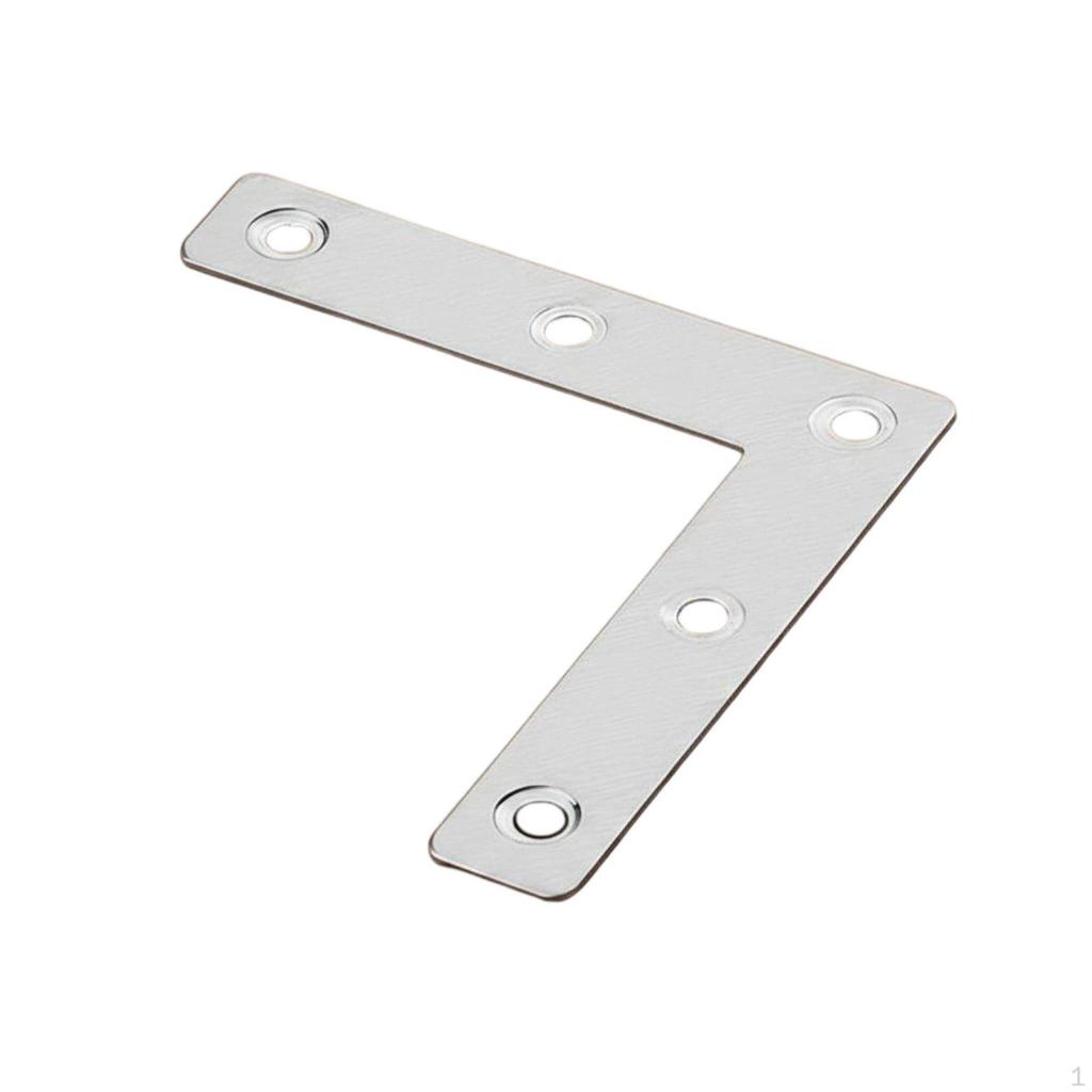 Stainless Steel Corner Brace, sturdyDuty L Shape, Furniture Support, Easy Installation Lshape 5x5cm