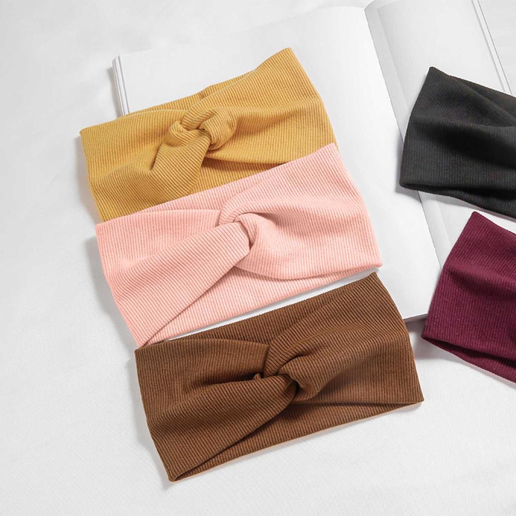 Turban Bandage Bandanas Hair Bandsthin Hair Women'S New Hair Band Knitted Thread Hair Band Yoga Headband Accessoires Cheveux
