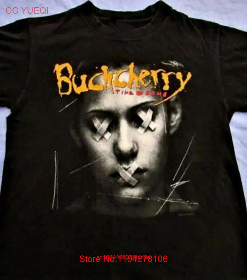 Vintage Retro Buckcherry Rock Band T Shirt Black All Size Q634 Long Or Short Sleeves