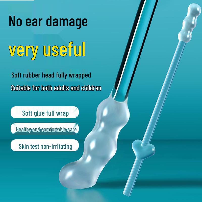 Disposable Gentle Sticky Ear Pick for Children - Safe Ear Cleaning Cotton Swabs