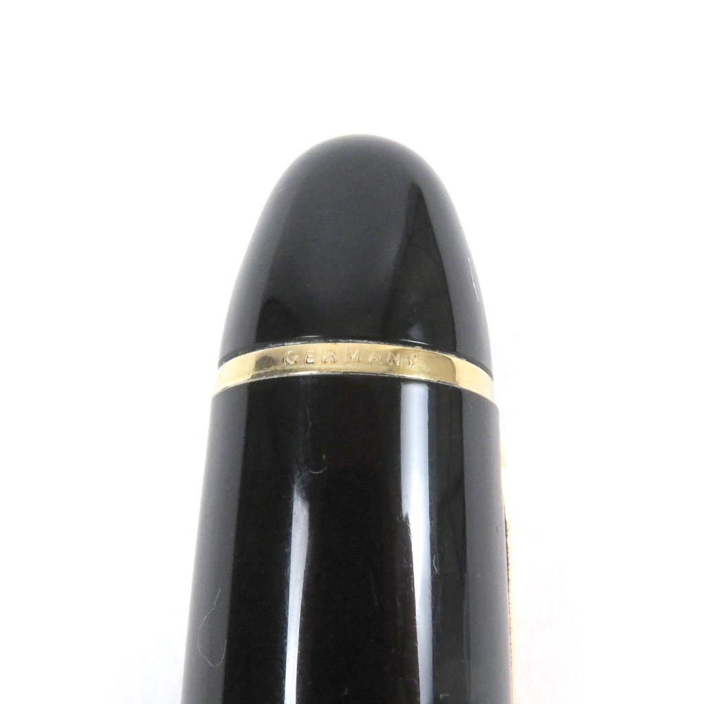 Very Good MONTBLANC fountain pen Meisterstck 149 Cap type Black gold 18K mens Used