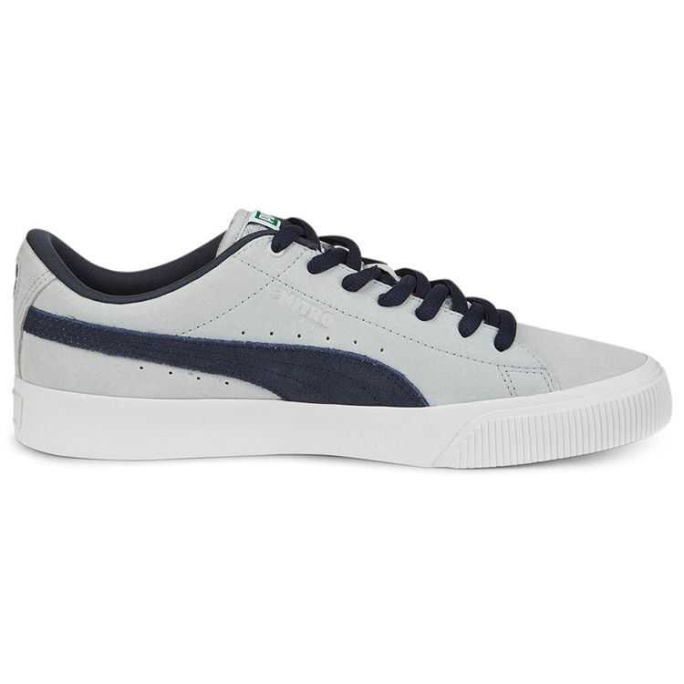 Puma Suede Skate Nitro Platinum Grey Parisian Night Unisex Sneakers White 386082-01