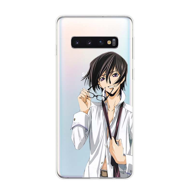Anime Code Geass Lelouch Silicone Cover For Samsung Galaxy S21 S20 FE Ultra S10 S10E Lite S9 S8 S7 Edge Plus Phone Case
