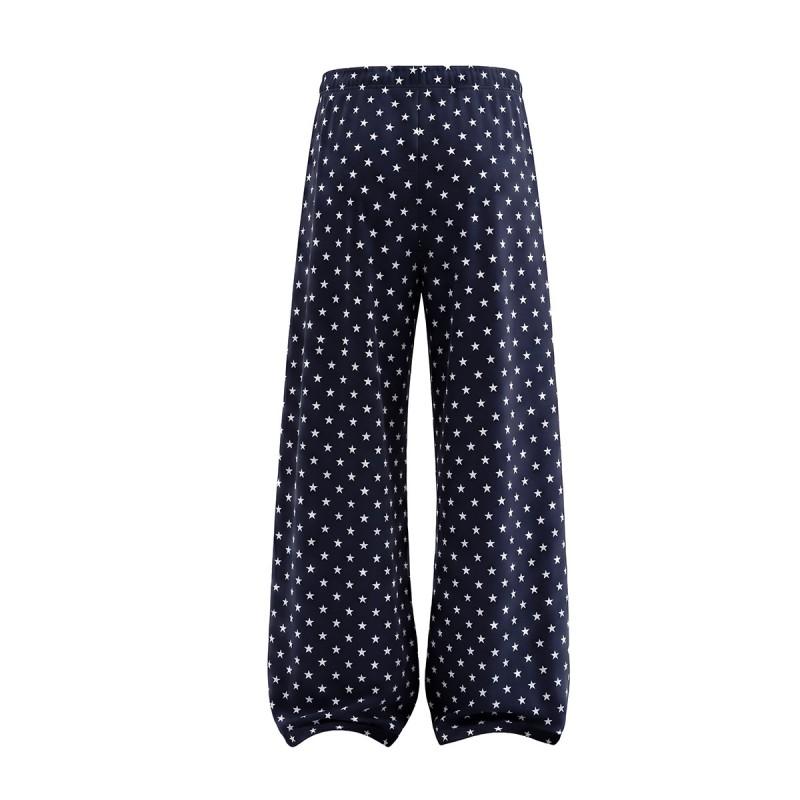 Magic Bear 2026 American Vintage Star Print Sweatpants Loose Straight Leg Wide Casual Pants