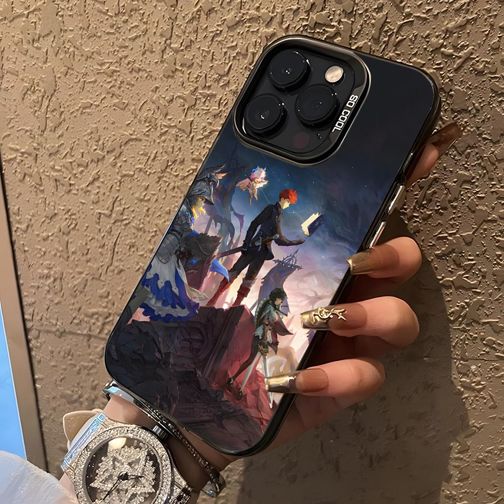 

ASTRA Knights Of Veda Phone Case For 17 Pro Max IPhone 16 Pro Max 15 14 Plus 12 13 X XS Max 11 Colorful Silver Cover iPhone 14 Pro
