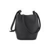Logo Embossed Leather Bucket Bag Women Handbags Black 80528511