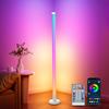 155 cm Smart-Eck-Stehlampe, dimmbar, App-Steuerung, RGB-LED, moderne Stimmungsbeleuchtung, Stehleuchte für Schlafzimmer, Gaming-Bereich, Wohnzimmer