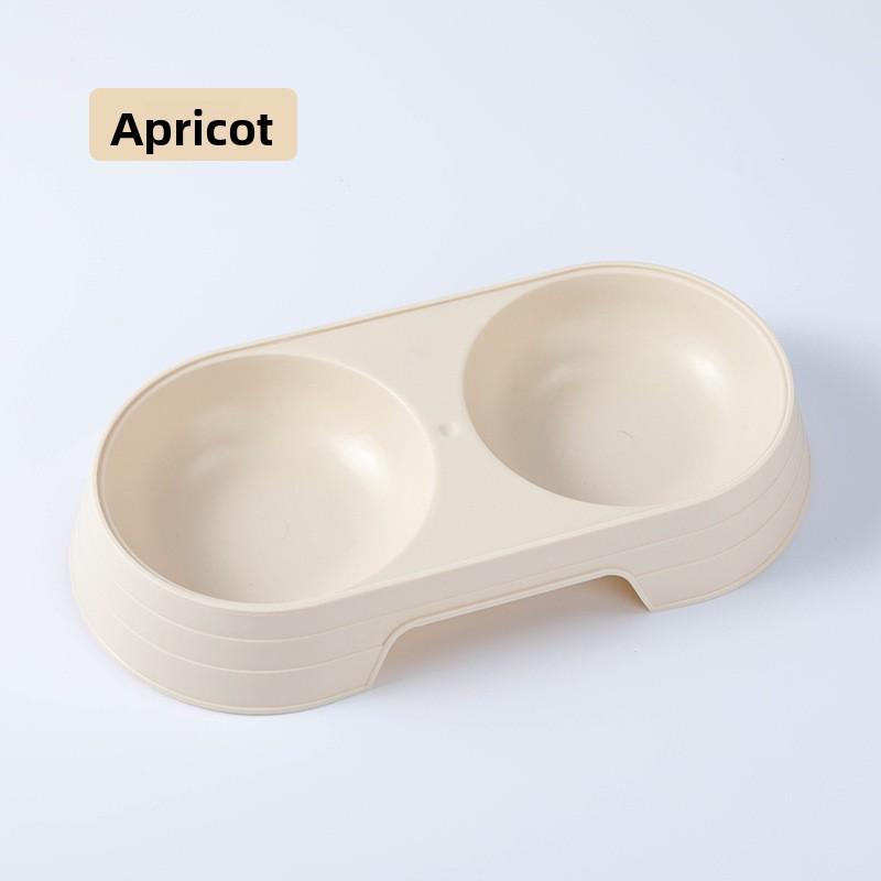 Candy Cat Bowl, Cat Food Bowl, Dog Bowl, Dual-purpose Rice Bowl for Drinking and Eating, Wheat Straw Pet Double Bowl, Kitten Food Bowl