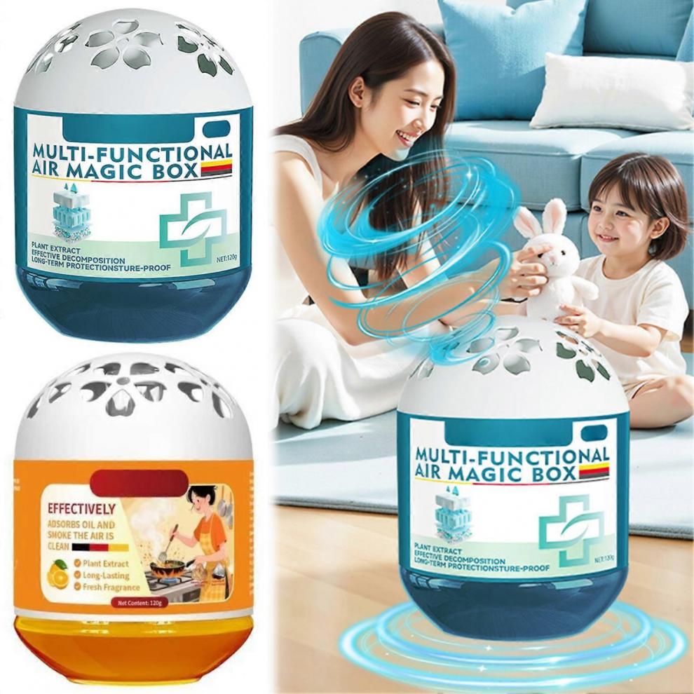 Limpia-polvo multifuncional Air Magic Box para interiores, succión automática de polvo, sin conexión eléctrica y silencioso