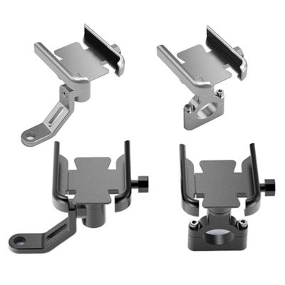 Aluminium Handyhalterung mit sicherem Verriegelungsmechanismus 360° verstellbare vibrationsfeste Designs Halterung für Motorrad Fahrrad