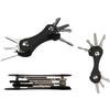Keychain - Smart - Key Organizer - Aluminum - Black - Space Saving
