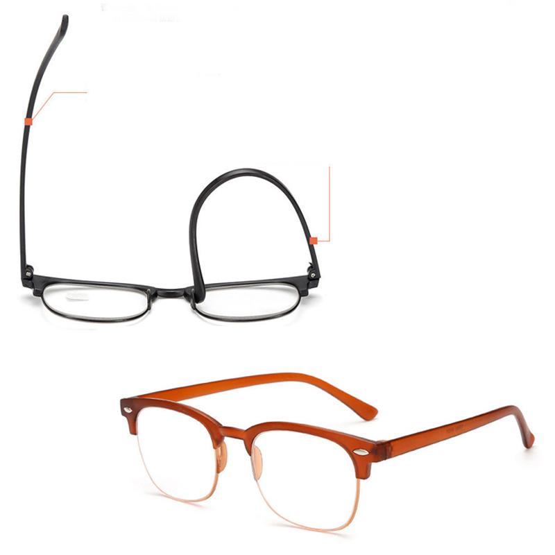 Super Light TR90 Farsighted Eyeglasses For Elderly Vintage PC Rivets Reading Eyeglasses Full Frame +1.0 +1.5 +2.0 +2.5 +3.0 +3.5 +4.0
