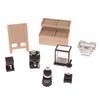 1:12 Dollhouse Miniature Furniture Coffee Maker Coffee Cup Storage Shelf Simulation Dollhouse Decor DIY Toys Doll House