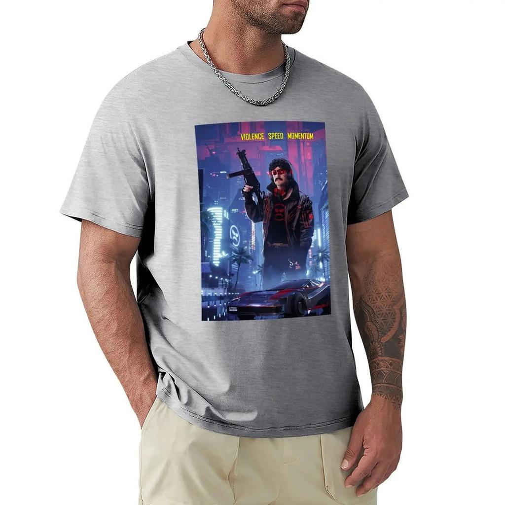 Dr Disrespect T-Shirt summer top oversized Short sleeve tee