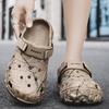 One Shoe and Two Large-size Hole Shoes, Casual Bag Head Slippers, Outdoor Tide Beach Shoes.
