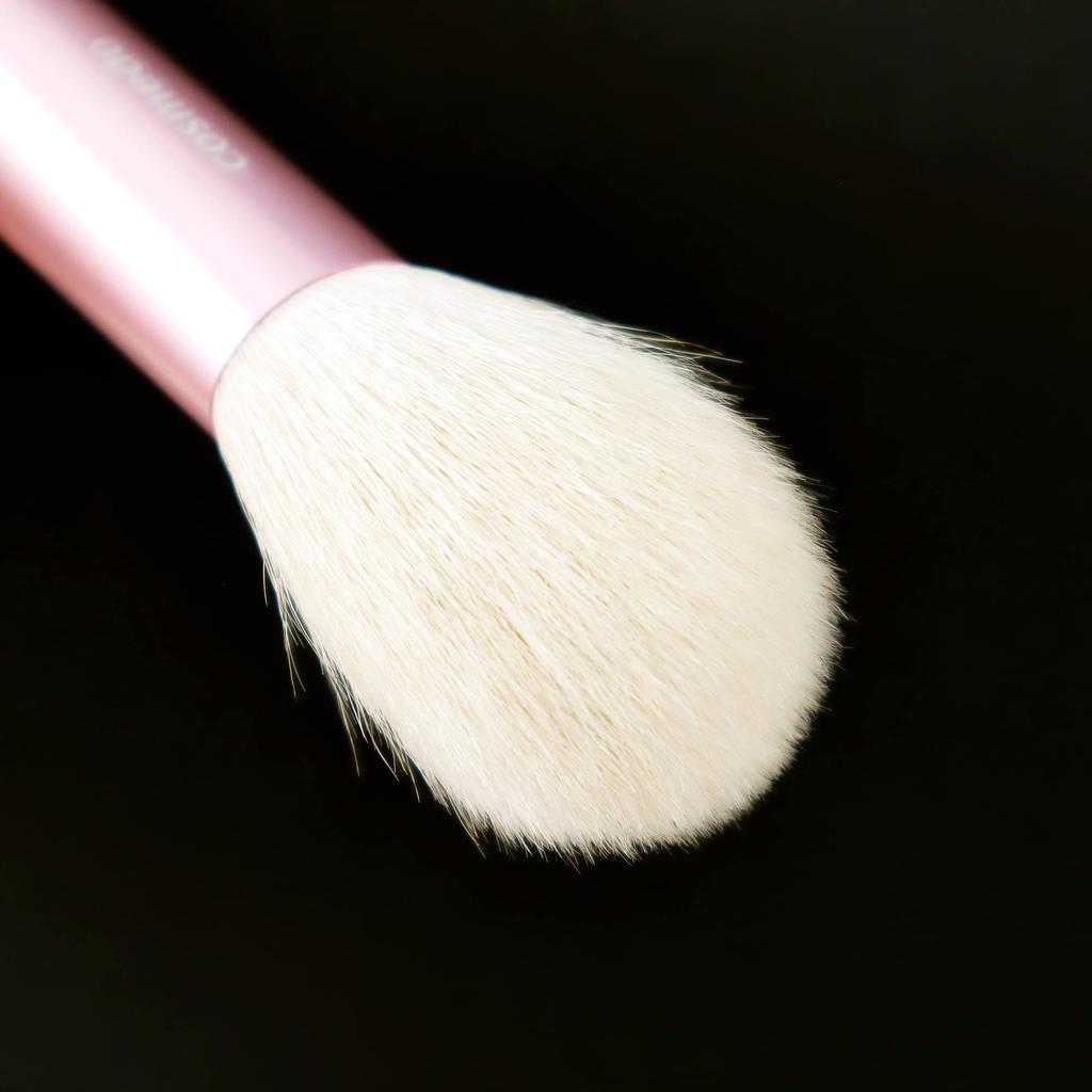 Takumi no Make-up-Pinsel Cosmedo Kumano Pinsel Gesichtsreinigungsbürste Dünn und Lang Kumano Make-up Normal Weich (100% Pinsel, Typ) (Rosa) E-24N-P