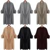Elegant Women Long Waterfall Coat Jacket With Comfortable Loose Fit And Lapel Collar