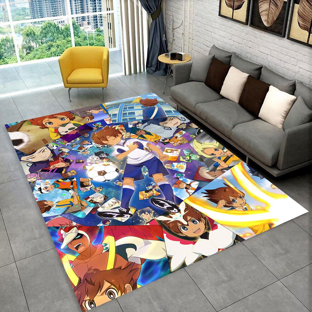 Anime Inazuma Eleven Mark Evans Zeichentrick Teppich, Teppich für Wohnzimmer Schlafzimmer Sofa Fußmatte Dekoration, Rutschfeste Bodenmatte