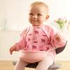 Feeding Long Baby Machine Washable and Dryer UK Brand Ultra Raglan Hippo [VIVETTA] Apron, Sleeve, Food, Spill-proof, Safe, / Bib, Sleeves,