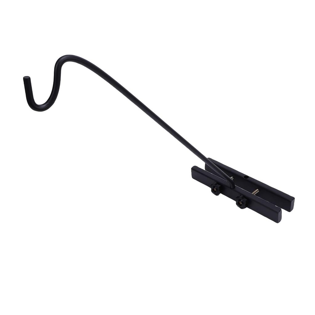 Deck Bird Feeder Pole, Steel 360 Degree Rotating Hook Extension Pole for Plant Basket Bird.