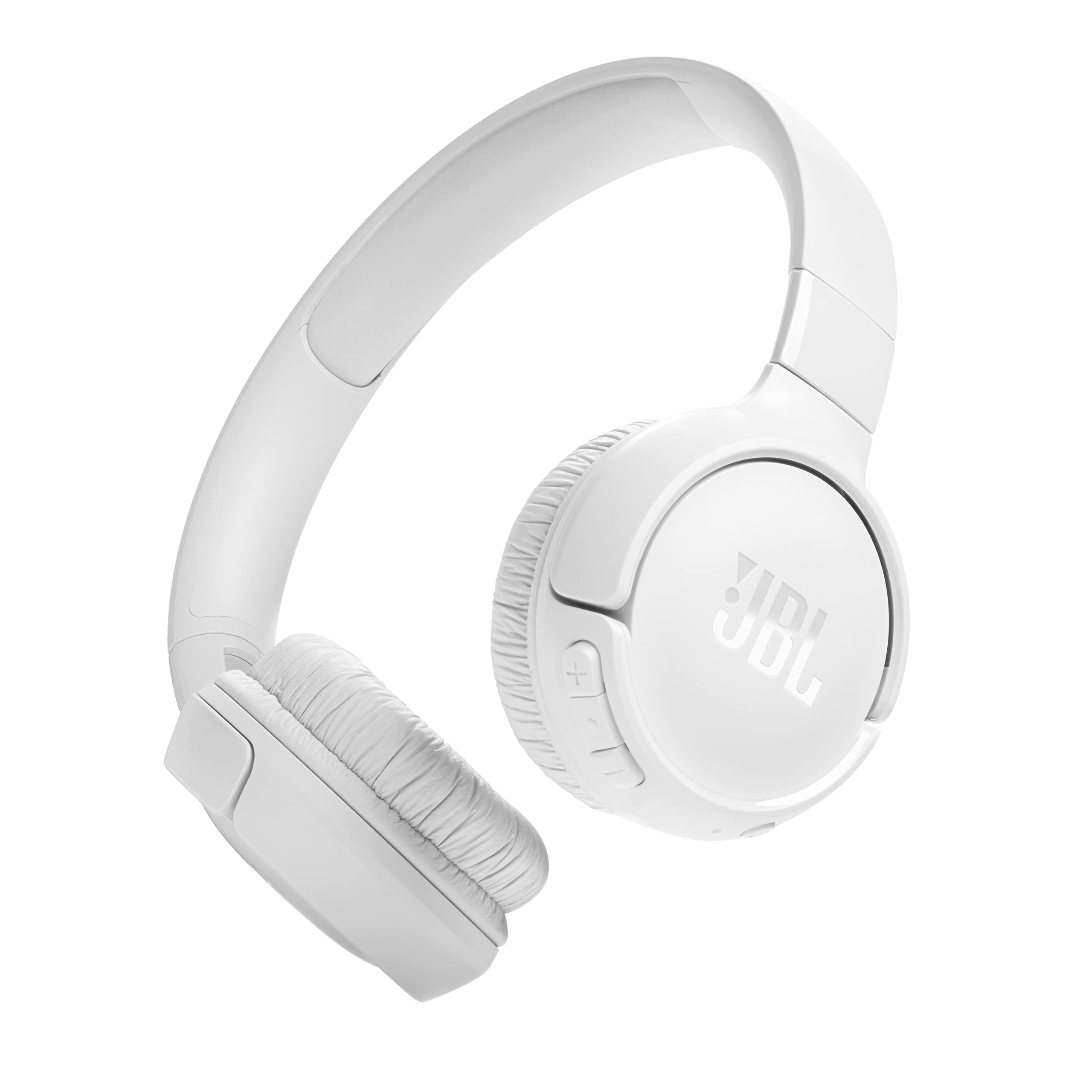 

JBL TUNE 520BT Wireless On-Ear Headphones Bluetooth USB-C Charging 57H Playback White JBL App Compatible