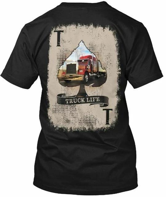 Trucker T shirt Made in the USA Size S to 5XL