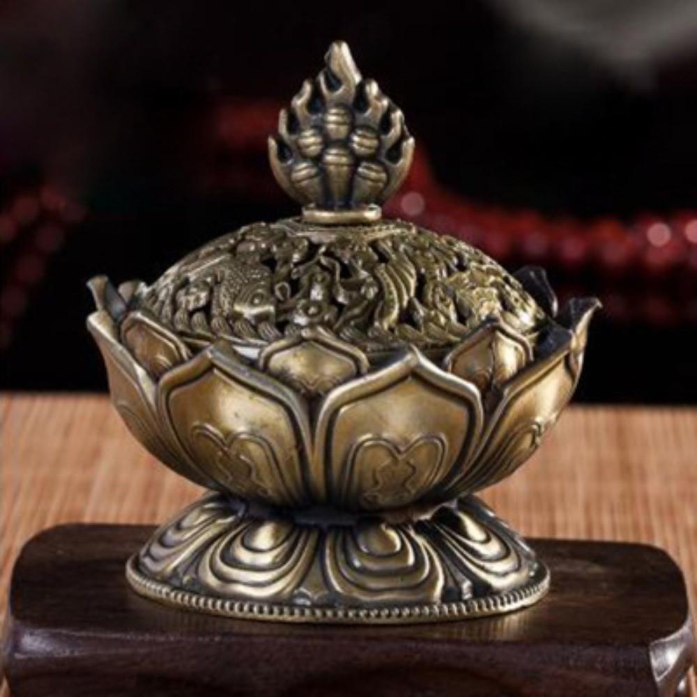 Incense Tools Lotus Flower Incense Burner Single Layer Incense Art Ornaments