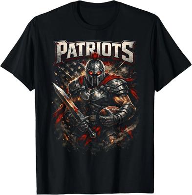 Vintage Patriot Design Men Women 100% Cotton T-shirt Mens Tees Top