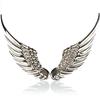 Car Auto Sticker 3D Stereo Metal Angel Wing Car Decoration with Decals Emblem Chrome Car 3D Big Wings Car Sticker
