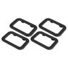 51211876043 4Pcs Interior Ide Door Handle Trim Bezel Frame Black Plastic Fit For BMW E30 E28 E23 E24 318i 325e 524TD 533i