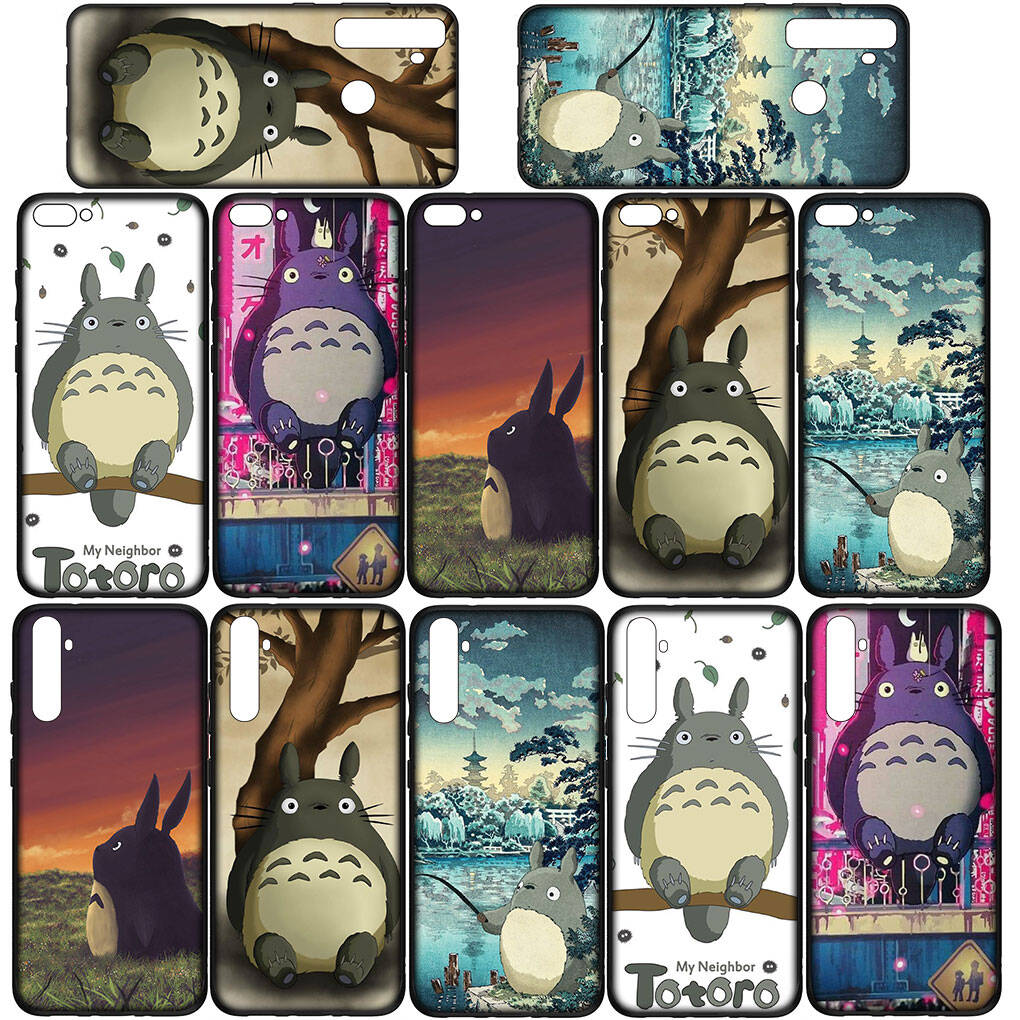 Чохол для iPhone 17 16 15 Xiaomi Poco Redmi Note 14 13 12 11 Pro Max 9 16e Samsung Galaxy S25 S24 S23 A05 A56OPPO Huawei Аніме Тоторо Чохол для телефону
