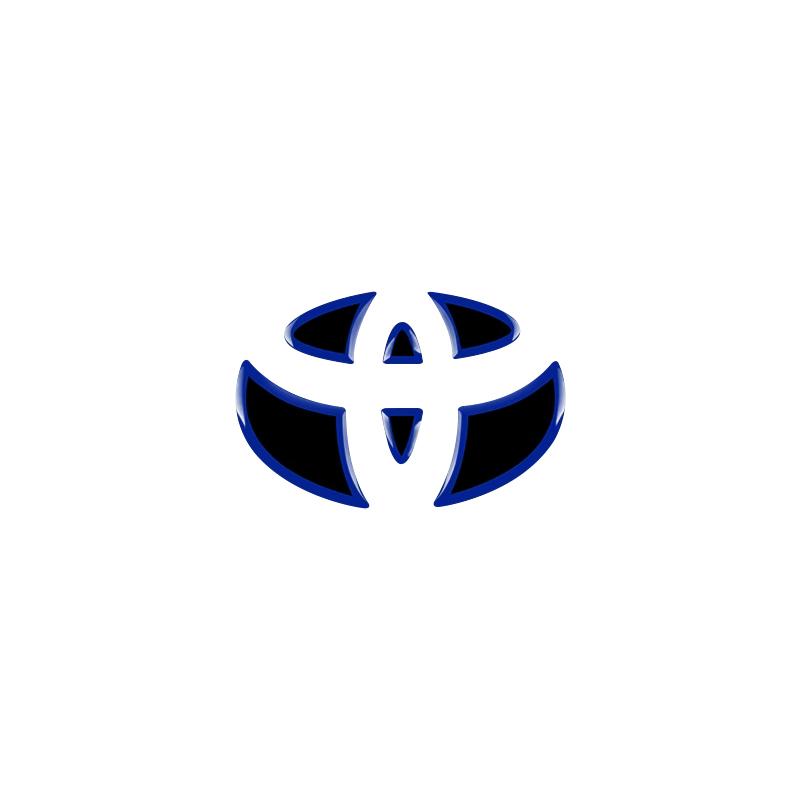 

1X For Toyota Camry Corolla Crown Auris C-HR Protective Decoration Car Steering Wheel Front Rear Emblem Badge Logo Sticker