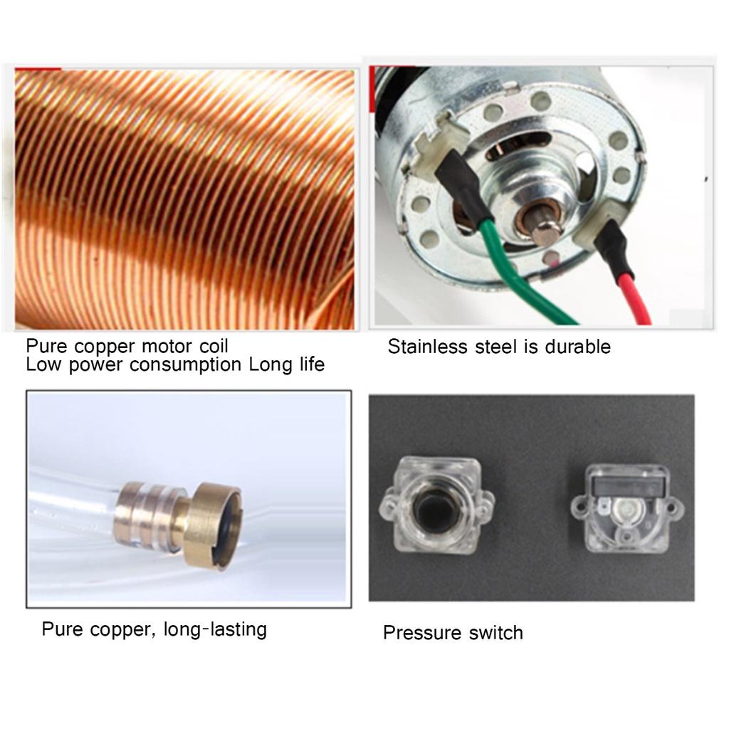 DC 12V 100W High Pressure Diaphragm Self Priming Water Pump Sprayer Car Wash Electric Water Pump