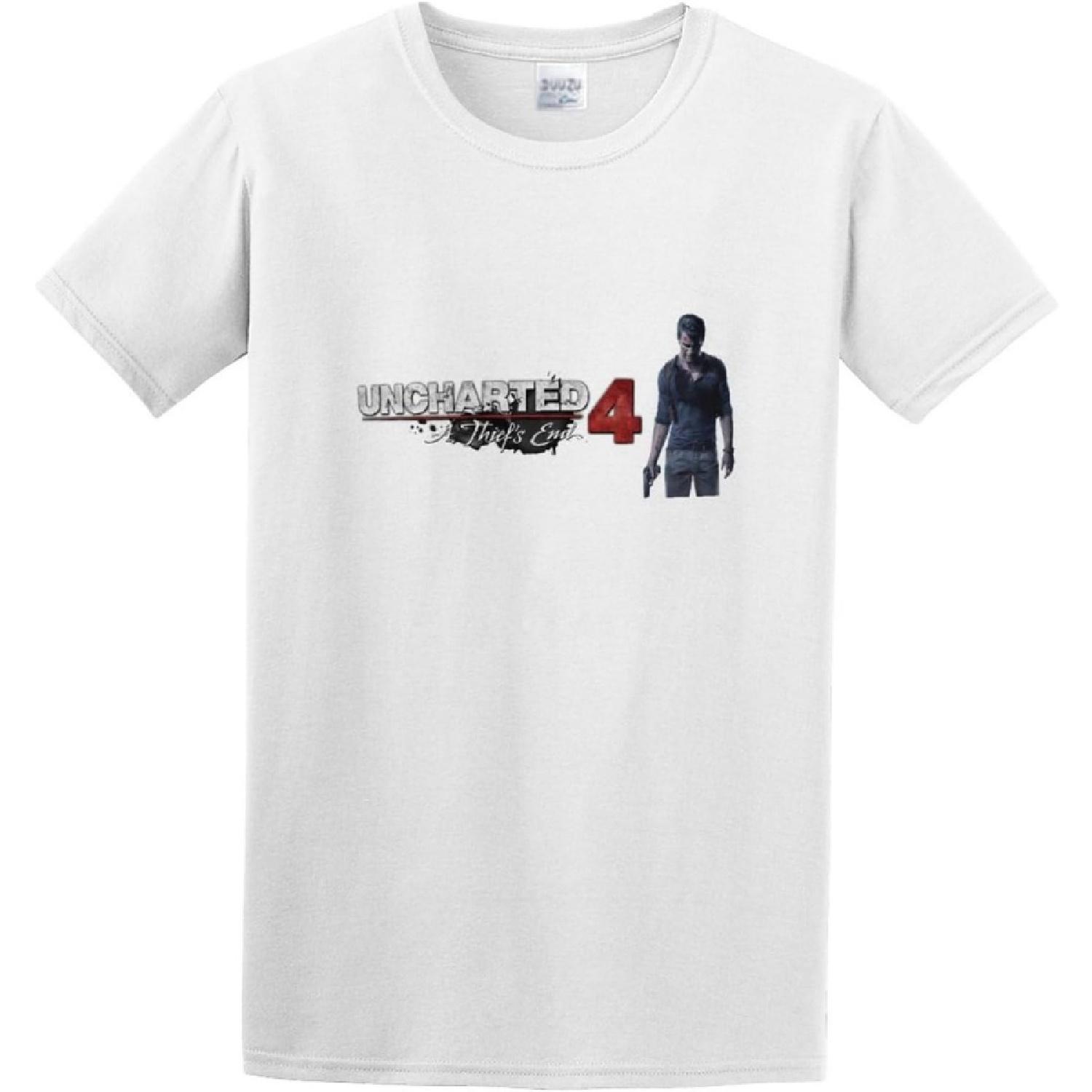 2019 Ретро Футболка Uncharted 4 Скоро Белая S