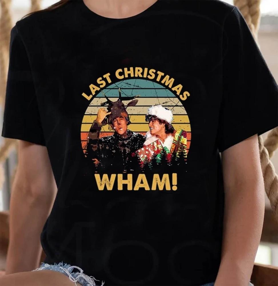 Last Christmas Wham George Michael vintage  D1068 Unisex T-Shirt M
