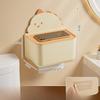 Tissue Box Wall-mounted Toilet Tissue Box Without Perforation Kitchen and Living Room Tissue Storage Box