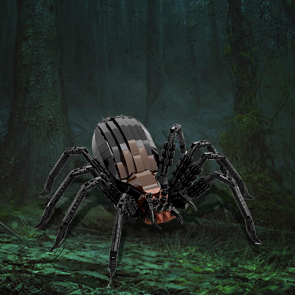Movie Rings Shelob Spider Bricks Model Horror Sauron Shelob Spider Animal Insect Building Blocks Education Toys Gift