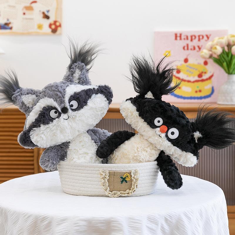 Originelles skurriles Fuchs-Plüschtier, niedliche lustige Aromatherapie-Fuchspuppe, Puppe, Wurfkissen, Ornament