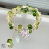 Floral Butterfly Glass Bead Bracelet – Perfect Gift for Girls, Best Friends, and Students