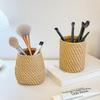 Home Office Rattan Pen Holder Simple Tableware Holder INS Style Vine Pen Holder  Desk Accessories