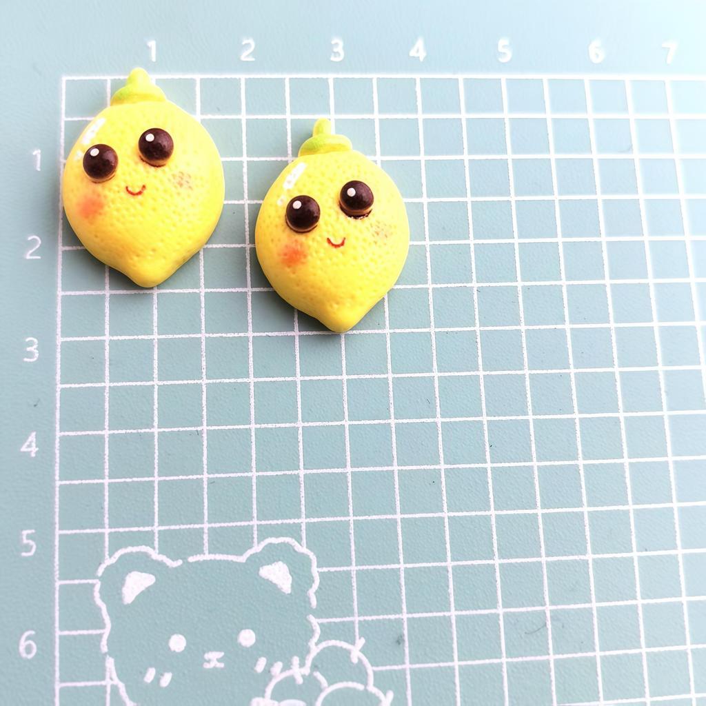 Resin Cartoon Fruit & Vegetable Accessories for DIY Phone Case or Crocs Decoration
