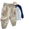 Boys' Spring and Summer Trousers Boys Babies Western Style Big Children's Feet Casual Pants Trend