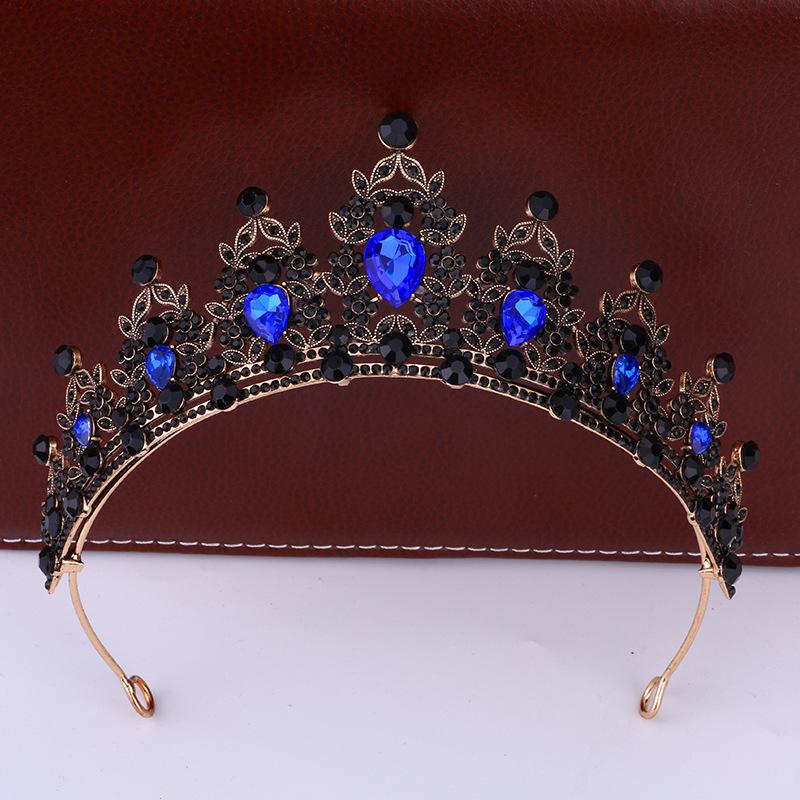 Bridal Crown Headdress Luxury Queen Hairband Wedding Alloy Rhinestone Hair Accessory Crown