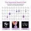 50pcs Color Display Gel Color Showing Ring Transparent Nail Art Display Tool  Manicure Store